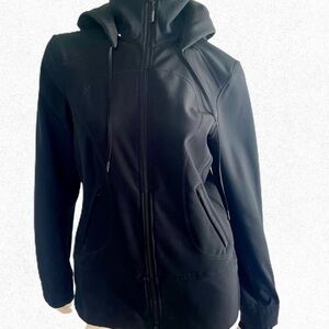 Lululemon Black Jacket, Size S, Fleece lined Silvercrescent